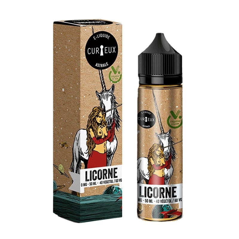 Licorne Végétol 50 ml Curieux pas cher Le Vapoteur Discount