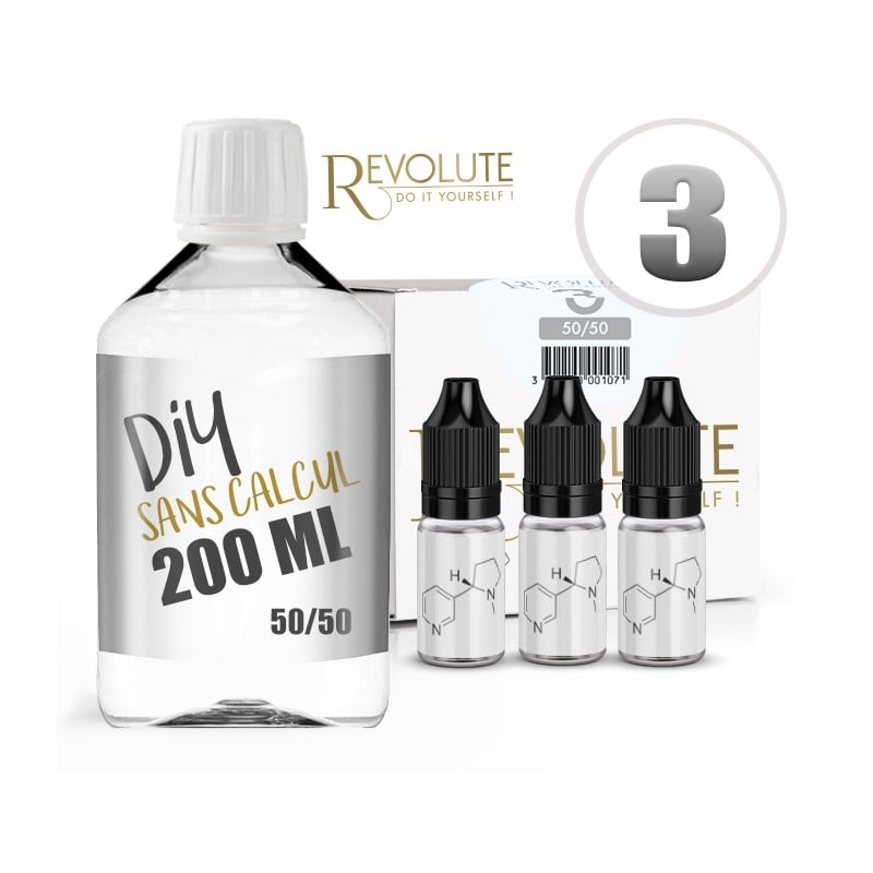 Achat en Ligne de Pack E-Liquide DIY 200ml 6 mg/ml 50/50 - Aromea p