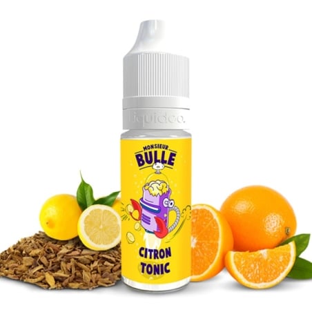 Citron Tonic 10 ml - Liquideo Monsieur Bulle pas cher e-liquide avis prix