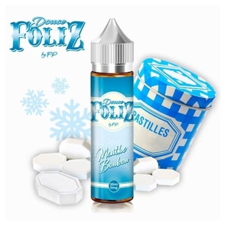 Menthe Bonbon 50 ml - Douce Foliz pas cher e-liquide avis prix