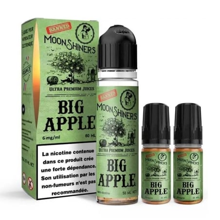 e-liquide Big Apple 60 ml - MoonShiners pas cher