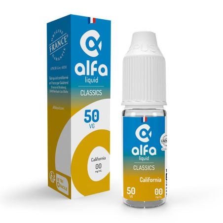 California 50/50 10 ml (Siempre) - Alfaliquid pas cher e-liquide avis prix