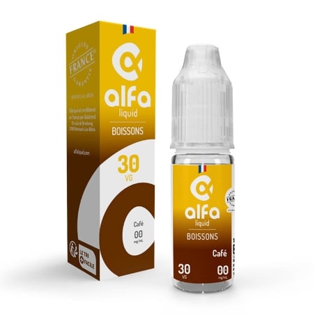 Café 70/30 10 ml - Alfaliquid pas cher e-liquide avis prix