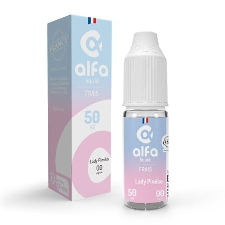 e-liquide Lady Pimiko 50/50 10 ml (Cool N'Fruit) - Alfaliquid pas cher