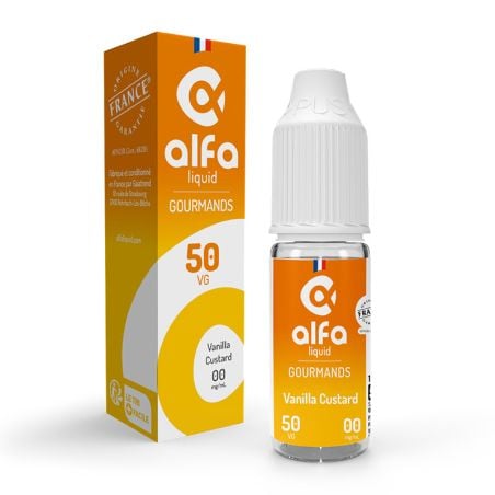 Vanilla Custard 50/50 10 ml (Dark Story) - Alfaliquid pas cher e-liquide avis prix