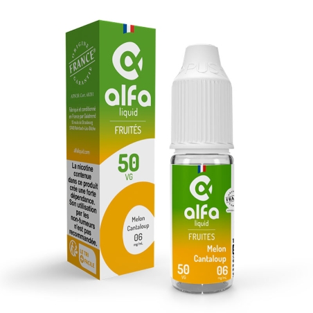 Melon Cantaloup 50/50 10 ml - Alfaliquid pas cher