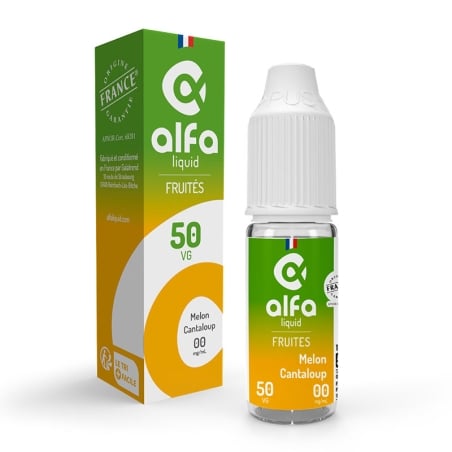 e-liquide Melon Cantaloup 50/50 10 ml - Alfaliquid pas cher