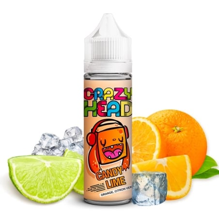 Candy Lime 50 ml - Crazy Head pas cher e-liquide avis prix