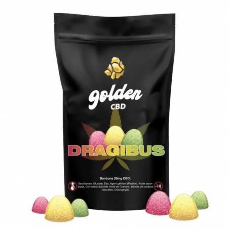 Dragibus 20 mg CBD - Golden CBD pas cher