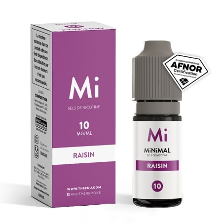 e-liquide Raisin Minimal 10 ml - Fuu pas cher