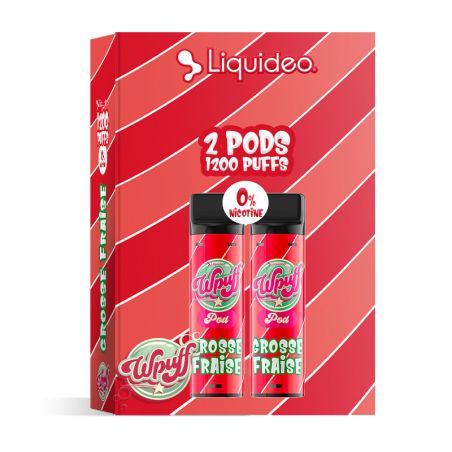 Cartouches Pods Pré-Remplies Wpuff 1800 2 Pods - Liquideo pas cher