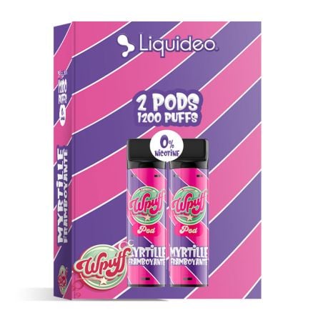 Cartouches Pods Pré-Remplies Wpuff 1800 2 Pods - Liquideo pas cher