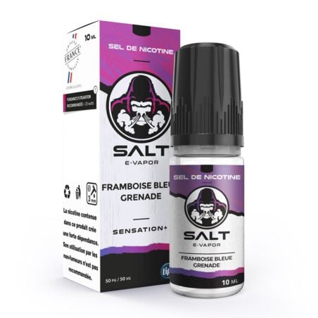 Framboise Bleue Grenade 10 ml - Salt E-Vapor pas cher e-liquide avis prix