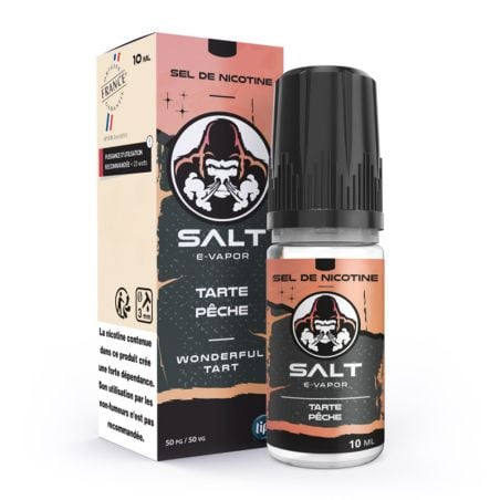 Wonderful Tart Pêche 10 ml - Salt E-Vapor pas cher e-liquide avis prix