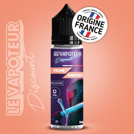 e-liquide Pêche Abricot 50 ml - Le Vapoteur Discount pas cher