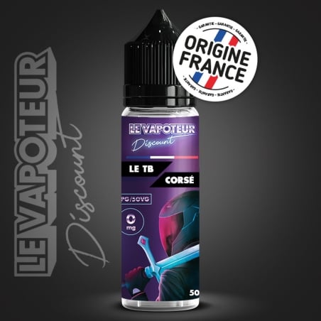 e-liquide Le TB Corsé 50 ml - Le Vapoteur Discount pas cher