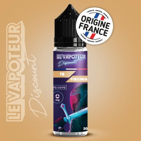 TB Virginie 50 ml - Le Vapoteur Discount pas cher e-liquide avis prix