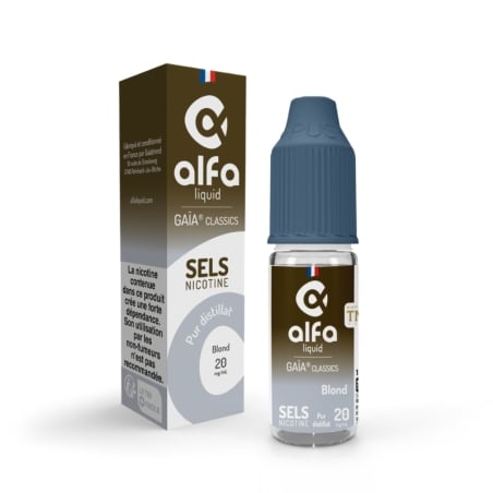 Blond Sel de Nicotine 10 ml - Alfaliquid pas cher e-liquide avis prix