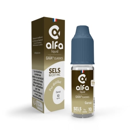 Corsé Sel de Nicotine 10 ml - Alfaliquid pas cher e-liquide avis prix