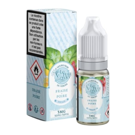 e-liquide Fraise Poire 10 ml - Le Petit Verger Frais pas cher