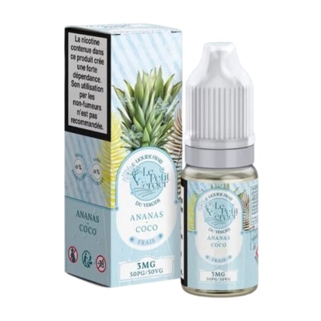 e-liquide Ananas Coco 10 ml - Le Petit Verger Frais pas cher