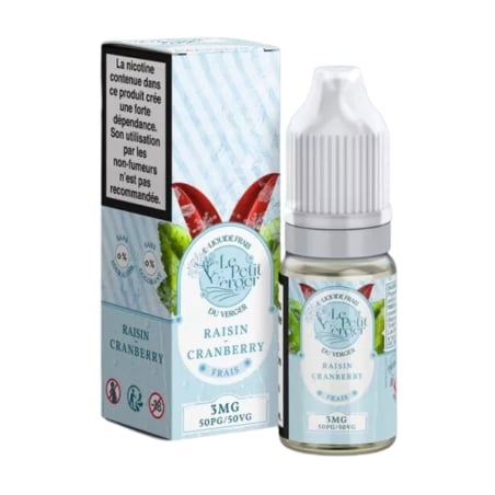 Raisin Cranberry 10 ml - Le Petit Verger Frais pas cher e-liquide avis prix