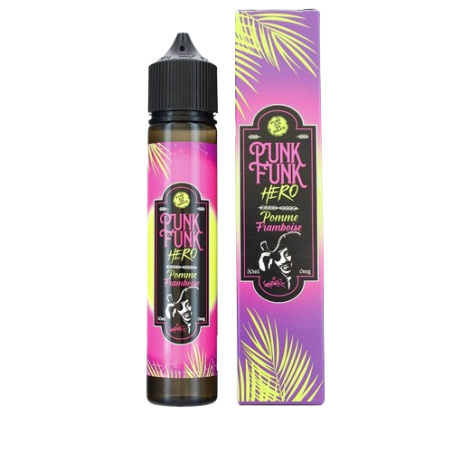 Pomme Framboise 50 ml - Punk Funk Hero pas cher e-liquide avis prix