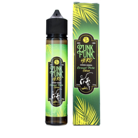 Corrosol Pêche Citron 50 ml - Punk Funk Hero pas cher e-liquide avis prix