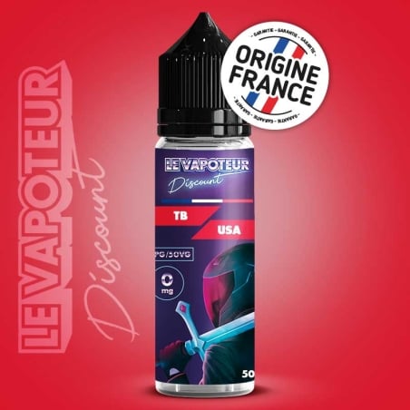 Le TB USA 50 ml - Le Vapoteur Discount pas cher e-liquide avis prix