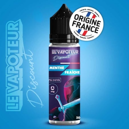 Menthe Fraiche 50 ml - Le Vapoteur Discount pas cher e-liquide avis prix