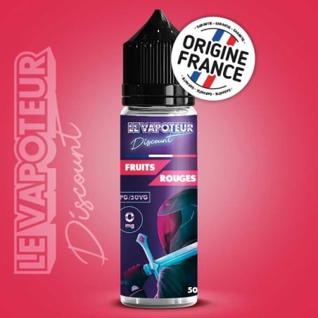 e-liquide Fruits Rouges 50 ml - Le Vapoteur Discount pas cher