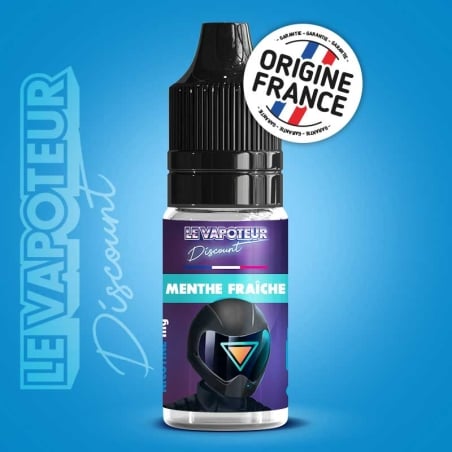 Menthe Fraiche 10 ml - Le Vapoteur Discount pas cher e-liquide avis prix