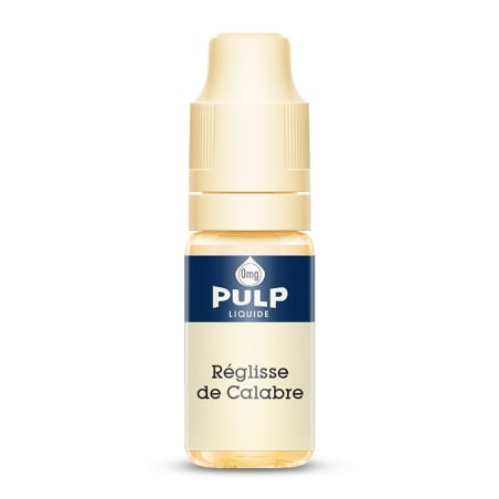 Réglisse de Calabre 10 ml - Pulp Original pas cher e-liquide avis prix