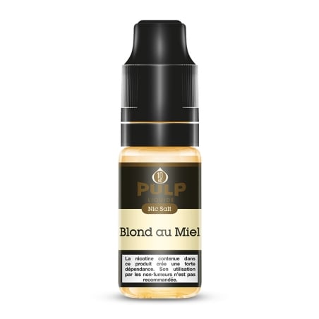 Blond au Miel Noir Nic Salt 10 ml - Pulp pas cher e-liquide avis prix