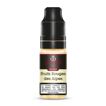 Fruits Rouges des Alpes Nic Salt 10 ml - Pulp pas cher e-liquide avis prix