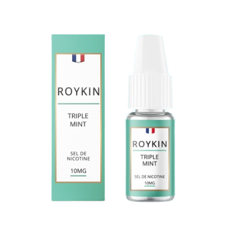 Triple Mint Sel de Nicotine 10 ml - Roykin pas cher e-liquide avis prix