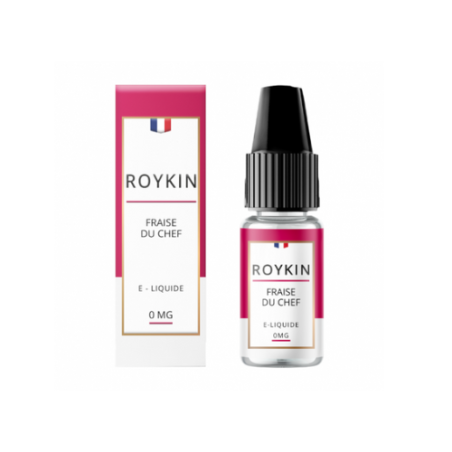 Fraise 10 ml - Roykin pas cher e-liquide avis prix