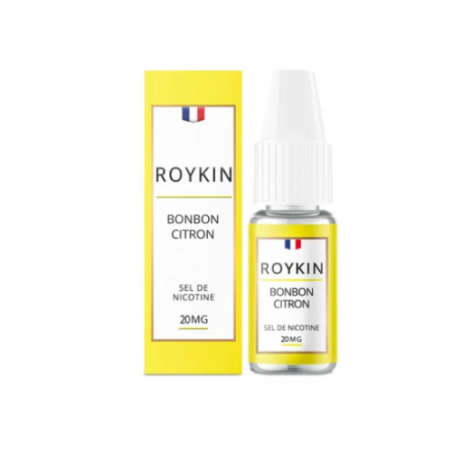 Bonbon Citron Sel de Nicotine 10 ml - Roykin pas cher e-liquide avis prix