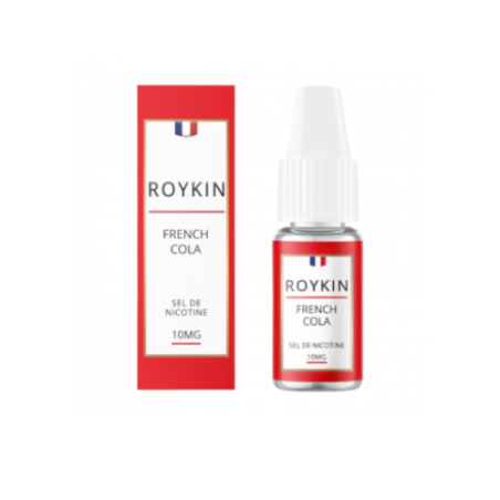 French Cola Sel de Nicotine 10 ml - Roykin pas cher e-liquide avis prix