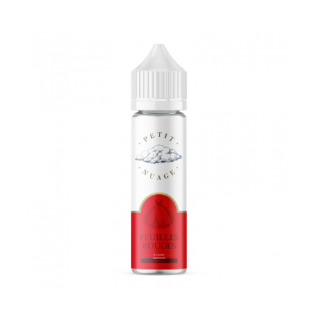 Feuilles Rouges 60 ml - Petit Nuage pas cher e-liquide avis prix