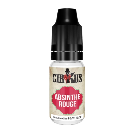 Absinthe Rouge 10 ml - Cirkus pas cher e-liquide avis prix