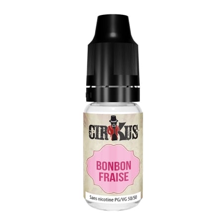 Bonbon Fraise 10 ml - Cirkus pas cher e-liquide avis prix