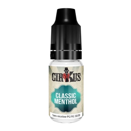 Classic Menthol 10 ml - Cirkus pas cher e-liquide avis prix