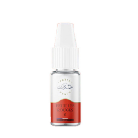 Feuilles Rouges 10 ml - Petit Nuage pas cher e-liquide avis prix