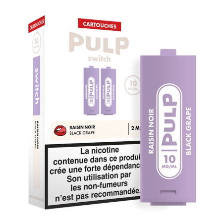 Cartouches Le Pod Switch Pulp Cartouche Raisin Noir 2 x 2 ml - Le Pod Switch Pulp pas cher