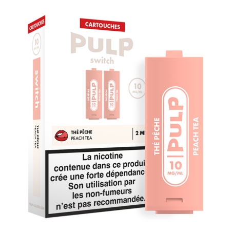 Cartouches Le Pod Switch Pulp Cartouche Thé Pêche 2 x 2 ml - Le Pod Switch Pulp pas cher