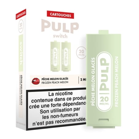 Cartouches Le Pod Switch Pulp Cartouche Pêche Melon Glacés 2 x 2 ml - Le Pod Switch Pulp pas cher