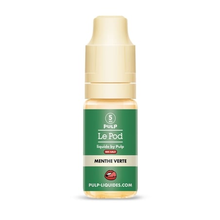 Menthe Verte 10 ml - Le Pod Liquide - Pulp pas cher e-liquide avis prix