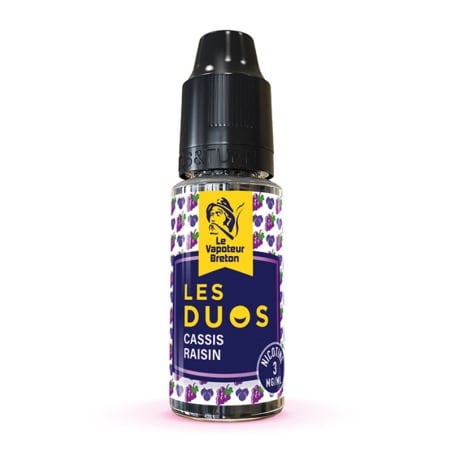 Cassis Raisin 10 ml - Le Vapoteur Breton pas cher e-liquide avis prix