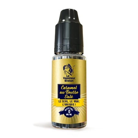 Caramel Beurre Salé 10 ml - Le Vapoteur Breton pas cher e-liquide avis prix